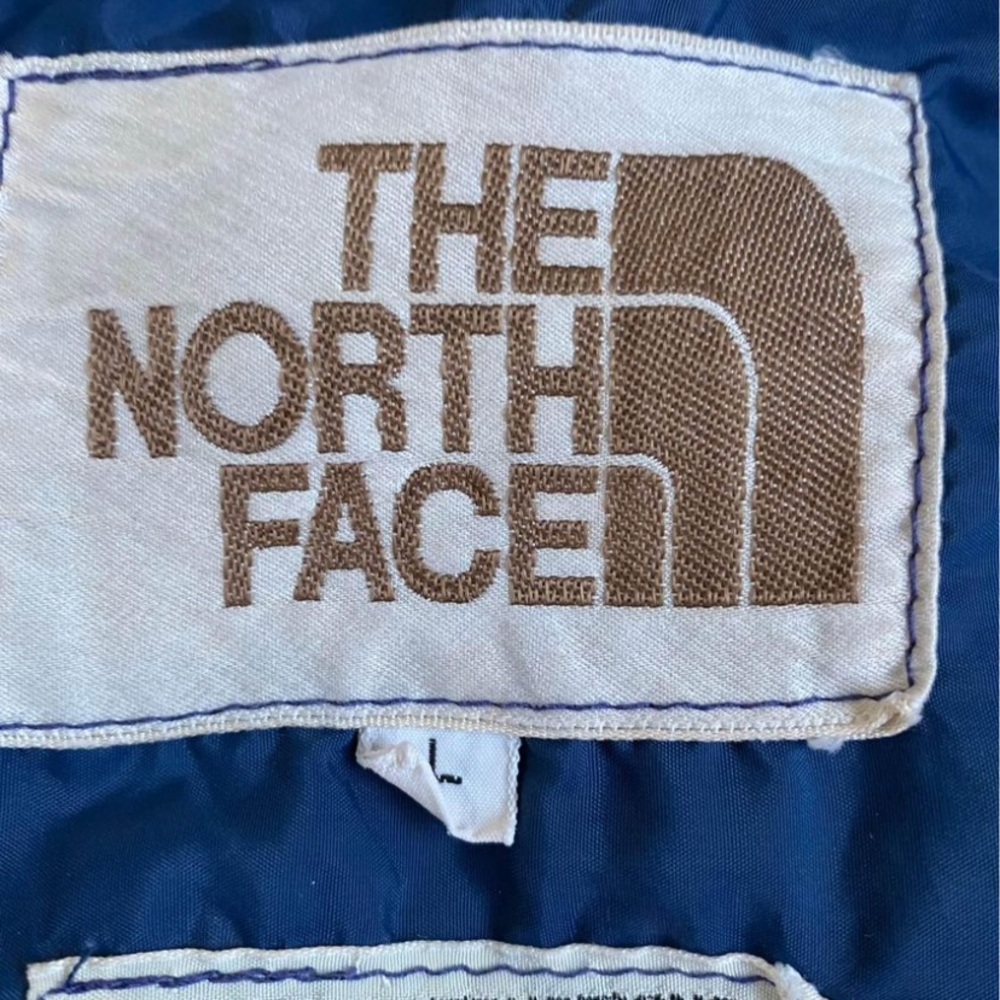 Northface brown label vintage down sleeping bag coat mens L